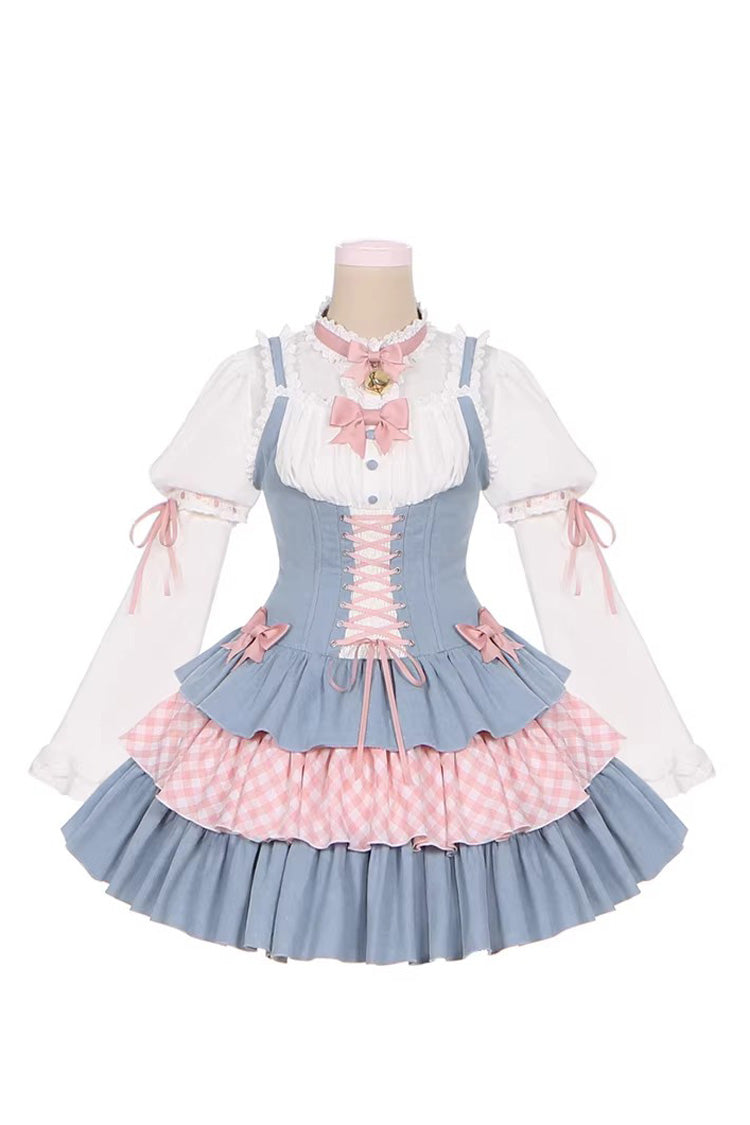Sweet Lolita JSK - Rock Ballet, 2 Colors, Ruffled, Printed, Layered - additional product view 9