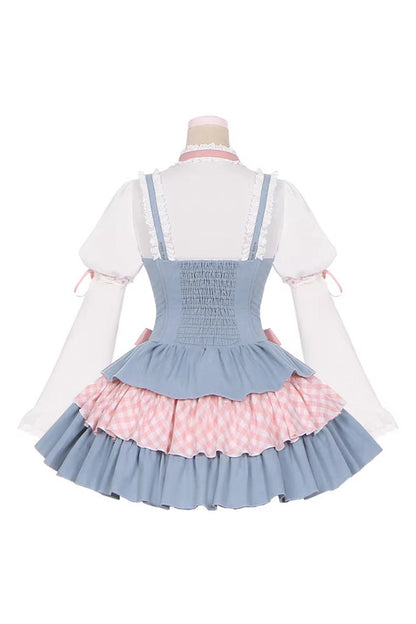Sweet Lolita JSK - Rock Ballet, 2 Colors, Ruffled, Printed, Layered - additional product view 10