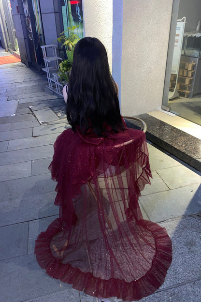 Sweet Lolita JSK - Shining, Red, Bow Detail - Lolita Coordinate Dress - additional product view 8