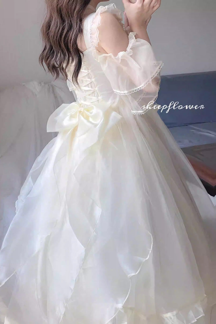 Sweet Lolita JSK - Spring Confession, 2 Colors, Short Version, Short Length, Lace Trim - additional product view 4