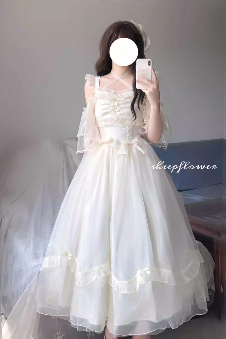 Sweet Lolita JSK - Spring Confession, 2 Colors, Short Version, Short Length, Lace Trim - main product image