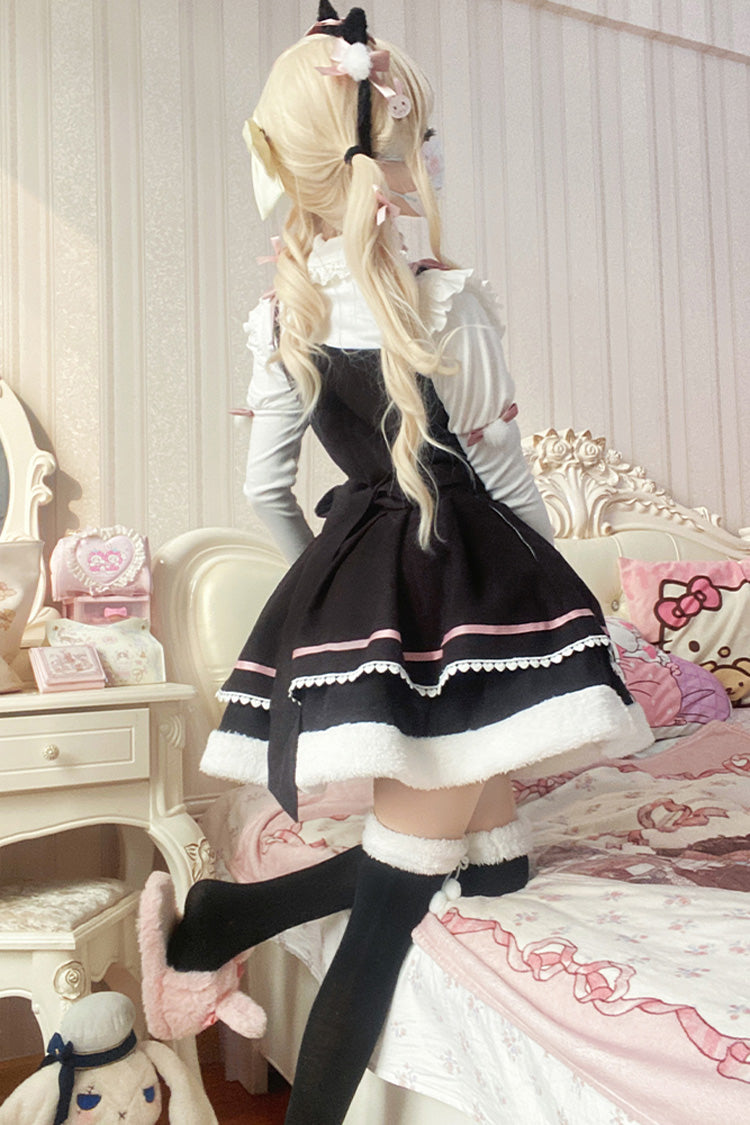 Sweet Lolita JSK - Star Who Meow, 3 Colors, Bow Detail, Layered - additional product view 9
