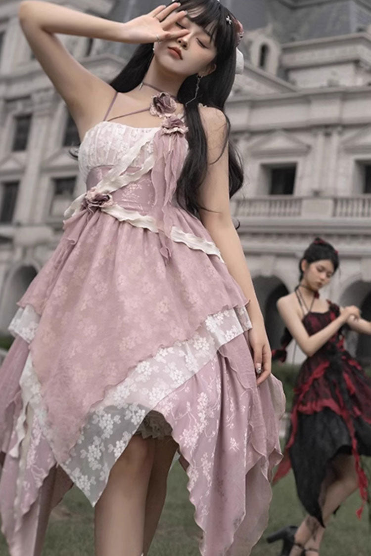 Sweet Lolita JSK - Wabi Sabi Style Stitching, 3 Colors, Gothic Style - additional product view 20