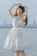 White/Blue