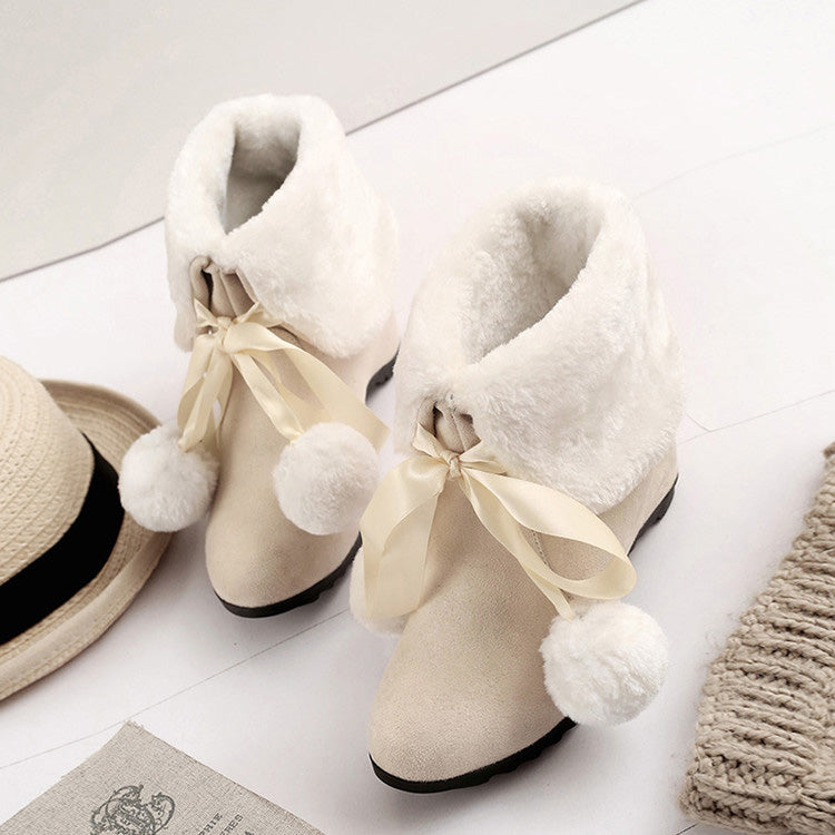 Sweet Lolita Platform Boots - Cute Loli Furball Colors, 3 Colors - additional product view 5