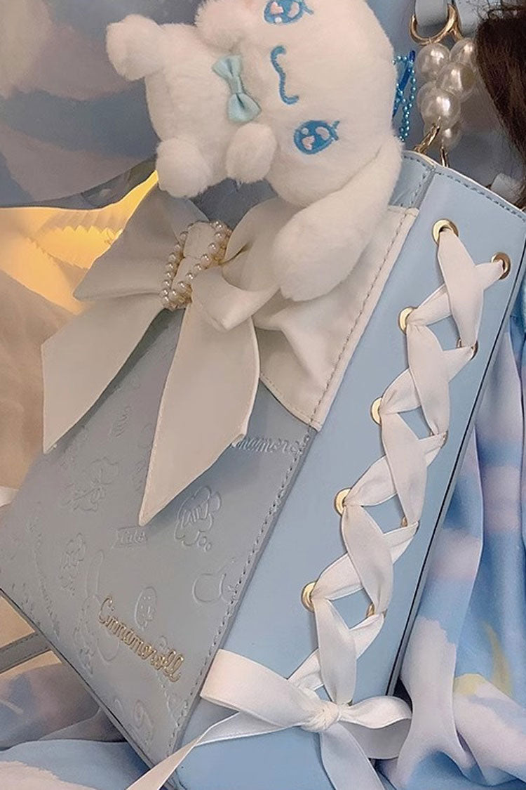 Sweet Lolita Shoulder Bag - Bowknot Pearl Shoulder Colors, 4 Colors, Bow Detail - additional product view 10