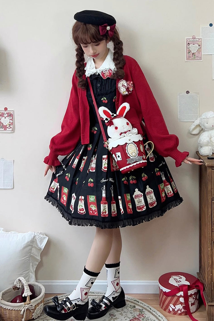Sweet Lolita Shoulder Bag - Lovely Teacup Rabbit, 5 Colors, Bow Detail - additional product view 16