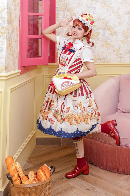 Sweet Lolita Shoulder Bag - Sandwich Plush Yellow Duck, Yellow - additional product view 5