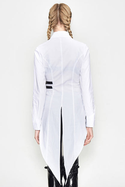 Victorian Lolita Blouse - Cotton, White, Women's Style, Punk Style - additional product view 3