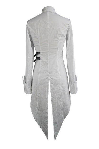 Victorian Lolita Blouse - Cotton, White, Women's Style, Punk Style - additional product view 7