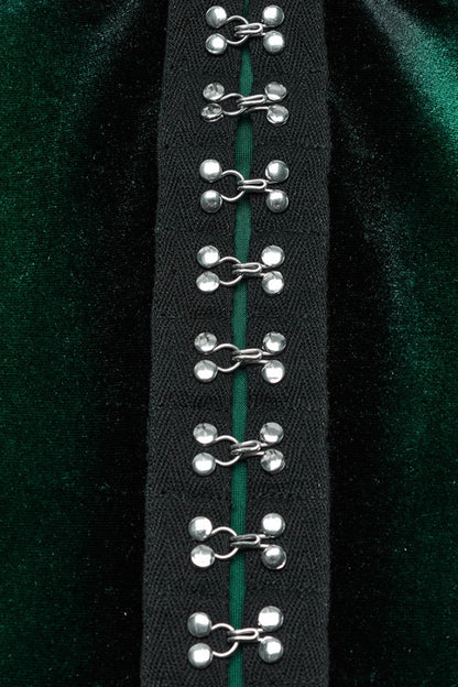 Victorian Lolita Blouse - Gradient Irregular, Green, Women's Style, Gothic Style - additional product view 5