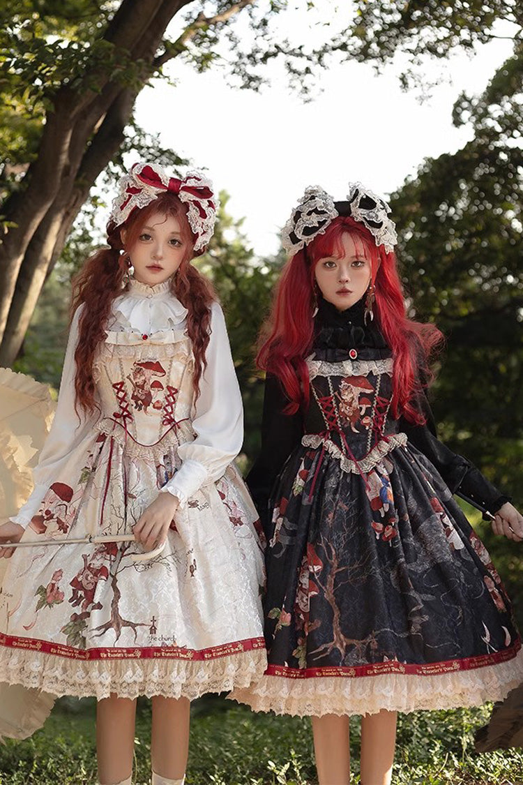 Victorian Lolita Blouse - Moonlight Song Stand Collar, 2 Colors, Stand Collar, Sweet Style - additional product view 2