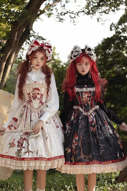 Victorian Lolita Blouse - Moonlight Song Stand Collar, 2 Colors, Stand Collar, Sweet Style - additional product view 2