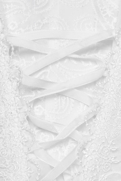 Victorian Lolita Blouse - Stand Collar Puff Jacquard, White, Puff Sleeves, Stand Collar - additional product view 7